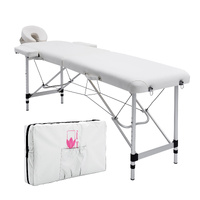 Forever Beauty Portable Beauty Massage Table Bed Therapy Waxing 2 Fold 55cm Aluminium