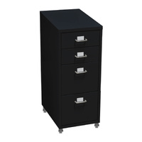 4 Tiers Steel Orgainer Metal File Cabinet With Drawers Office Furniture