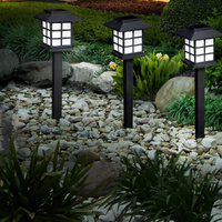 LED Solar Power Garden Landscape Path Lawn Lights Yard Lamp Outdoor Lighting