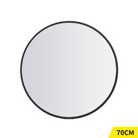 Wall Mirror Round Shaped Bathroom Makeup Mirrors Smooth Edge