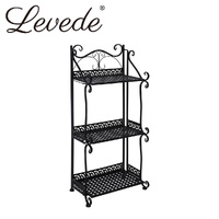 Plant Stand Outdoor Indoor Metal Flower Pots Rack Garden Shelf