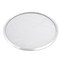 Round Seamless Aluminium Nonstick Commercial Grade Pizza Screen Baking Pan