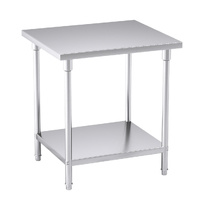 Commercial Catering Kitchen Stainless Steel Prep Work Bench