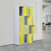 12-Door Locker for Office Gym Shed School Home Storage