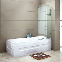 Frameless Bath Panel 10mm Glass Shower Screen By Della Francesca