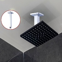 Shower Head Arm Wall Connector Bathroom Rainforest ShowerHead