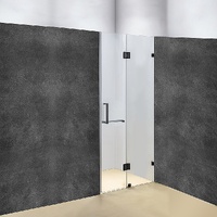 Wall to Wall Frameless Shower Screen 10mm Glass By Della Francesca