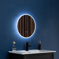 LED Wall Mirror Bathroom Mirrors Light Decor Round