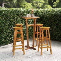 Garden Bar Set Solid Wood Acacia