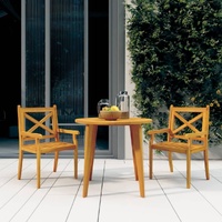 Garden Dining Set Solid Wood Acacia