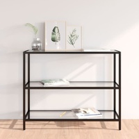 Console Table 100x36x90 cm Tempered Glass