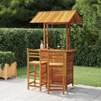 Garden Bar Set Solid Wood Acacia