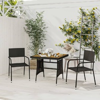 Outdoor Dining Set Poly Rattan