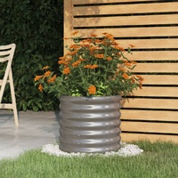 Garden Planter Powder-coated Steel 40x40x36 cm