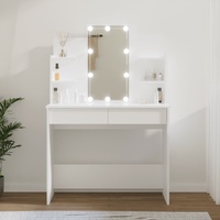 Dressing Table with LED 96x40x142 cm