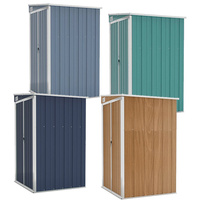 Wall-mounted Garden Shed Galvanised Steel