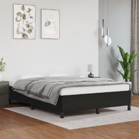 Bed Frame Black Faux Leather