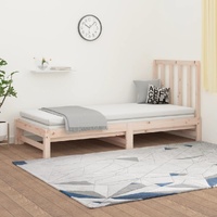 Hialeah Pull-out Day Bed 2x(92x187) cm Solid Wood Pine