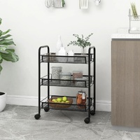 3-Tier Kitchen Trolley Iron