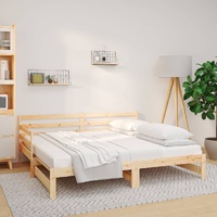 Creek Pull-out Day Bed 2x(92x187) cm Solid Wood Pine