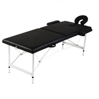 Foldable Massage Table 2 Zones with Aluminium Frame