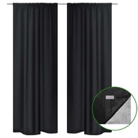 2 pcs Energy-saving Blackout Curtains Double Layer 140 x 245 cm