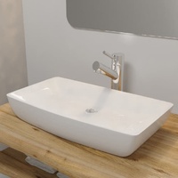 Luxury Ceramic Basin Rectangular Sink 71 x 39 cm