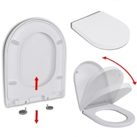 Soft-close Toilet Seat with Quick-release Design