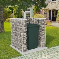 Gabion Single Wheelie Bin Surround Steel