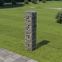 Gabion Wall with Covers Galvanised Steelcm