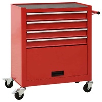 Tool Trolley with 4 Drawers Steel