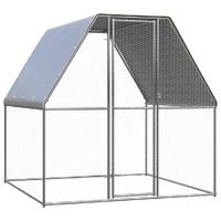 Outdoor Chicken Cage Galvanised Steel