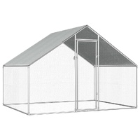 Outdoor Chicken Cage Galvanised Steel