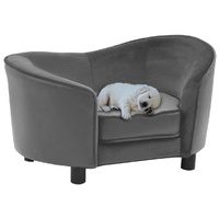 Dog Sofa 69x49x40 cm Plush and Faux Leather