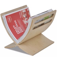 Wooden Magazine Rack Floor Standing