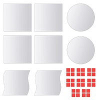 Mirror Tiles Multi-Shape Glass