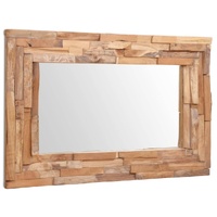 Decorative Mirror Teak Rectangular