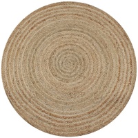 Area Rug Braided Jute Round