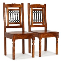 Dining Chairs Solid Wood with Sheesham Finish Classic