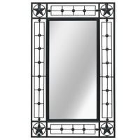 Wall Mirror Rectangular Black