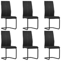 Cantilever Dining Chairs Faux Leather