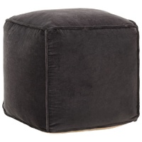 Pouffe Cotton Velvet 40x40x40 cm