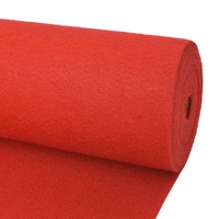 Exhibition Carpet Plain Red