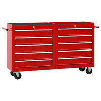 Tool Trolley with Drawers Steel