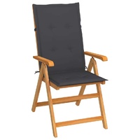 Garden Chair with Cushions Solid Teak Wood