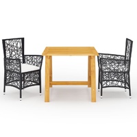 3 Piece Garden Dining Set