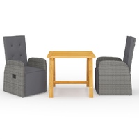 3 Piece Garden Dining Set