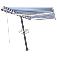 Manual Retractable Awning with LED