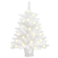 Artificial Christmas Tree with LEDs White