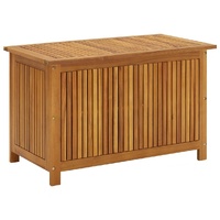 Garden Storage Box Solid Acacia Wood